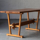 Dining set of 3 in solid oregon pine