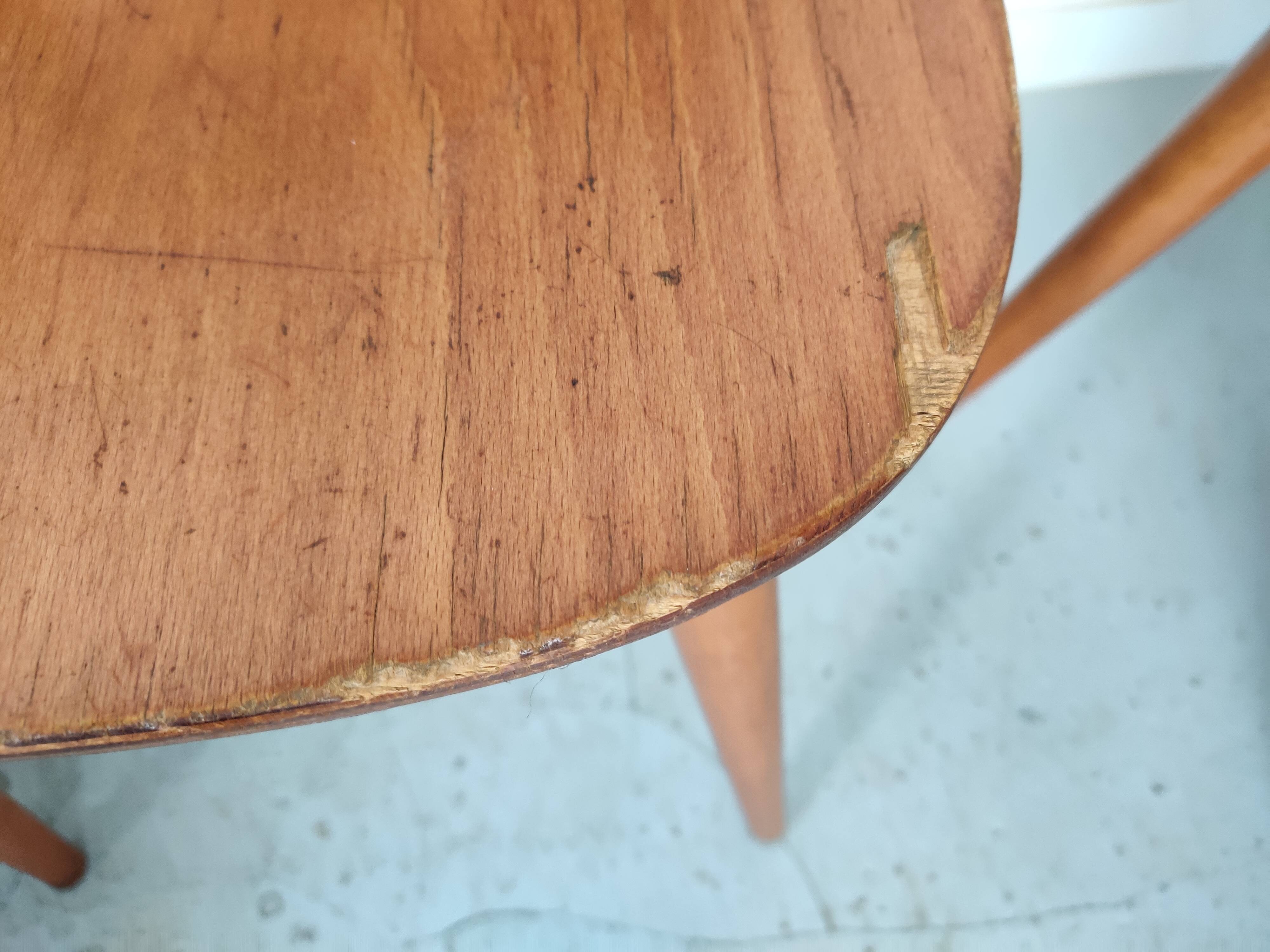 8 vintage bistro chairs 60s