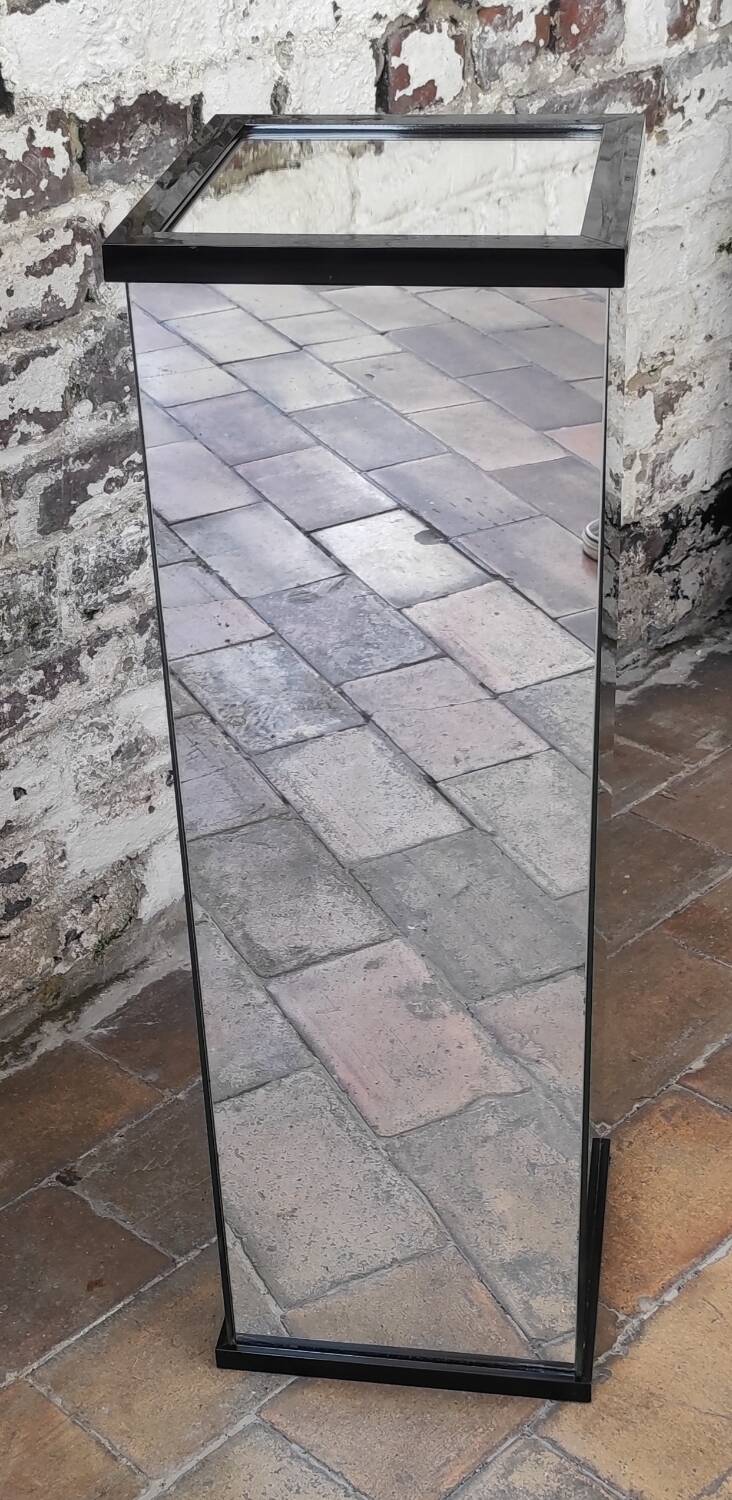 Vintage mirror plant stand, 90's