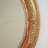 Victorian giltwood wall mirror