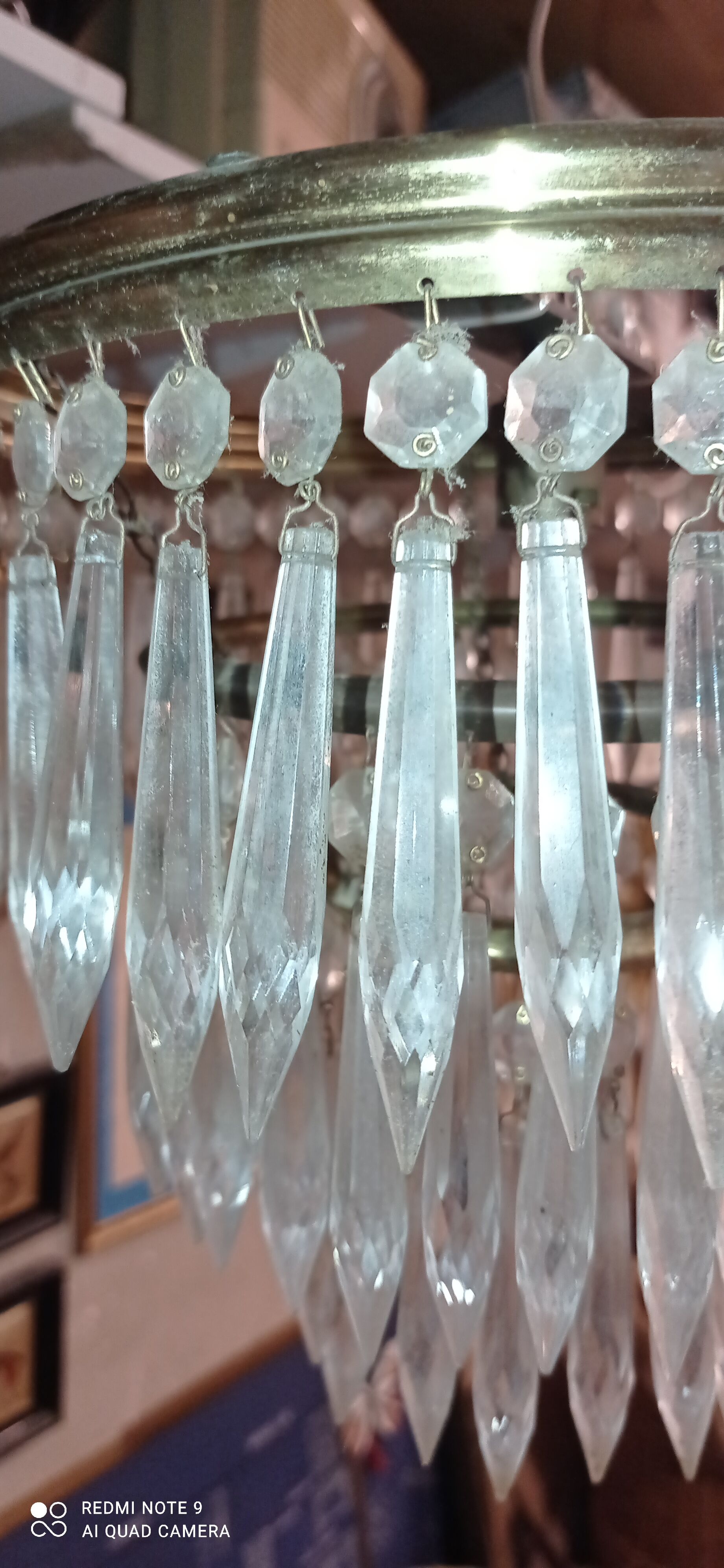 Old tassel chandelier