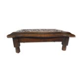 rests wooden foot carved first name Marie