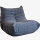 Blue armchair by Michel Ducaroy