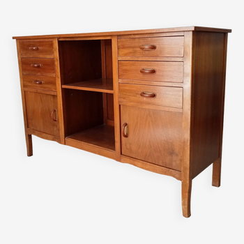 Scandinavian low sideboard in rosewood from the 1930s