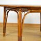 Vintage Oval Bamboo and Rattan Dining Table 1980