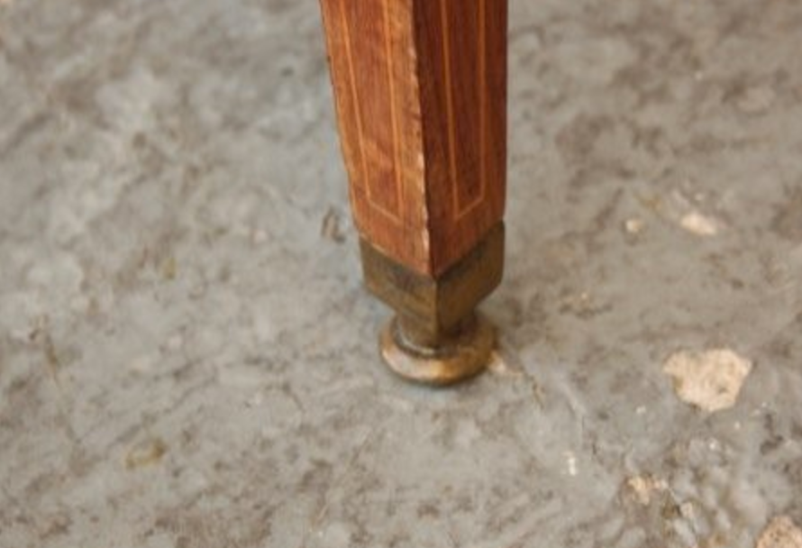 Plated style Louis XVI mahogany desk