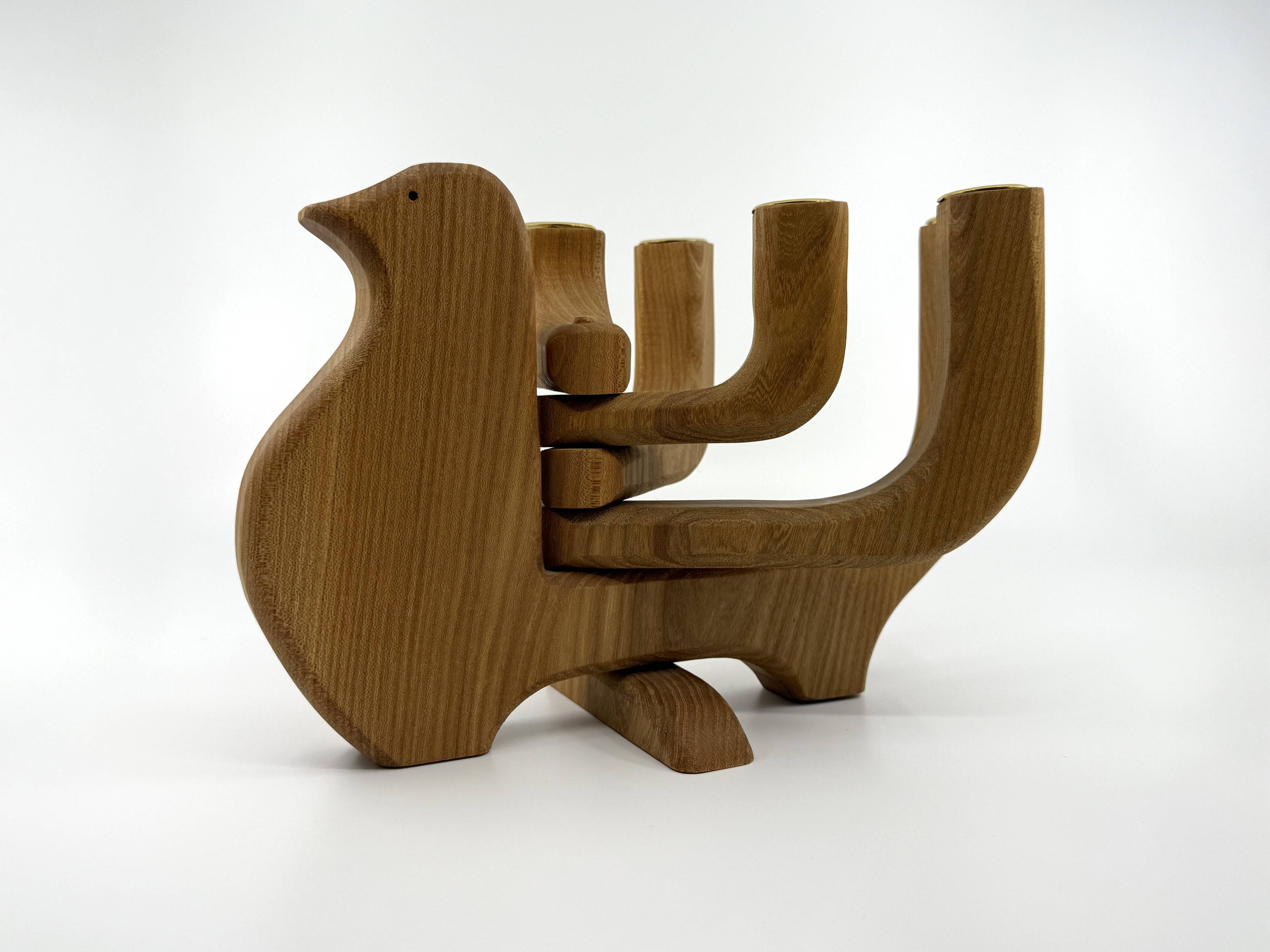 Dove Candlestick Holder • Carl Nelson • Sweden Circa 1970