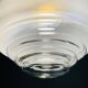 White mid-century Italian pendant lamp by Mazzega, 1970s.