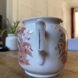 White porcelain bird pot