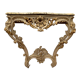 Carved console Louis XV style painted and gilded wood XX century
