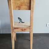 vintage wooden chair, 50s