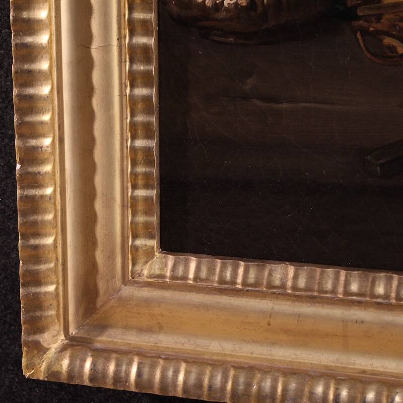 Italian still life painting from the 19th century
