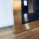 Italian brass mirror and smoked glass - 90x70cm