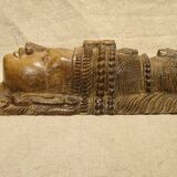 Hindu Shiva mask head wooden sculpture?