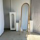 Floor mirror in bamboo and rattan H:1m80