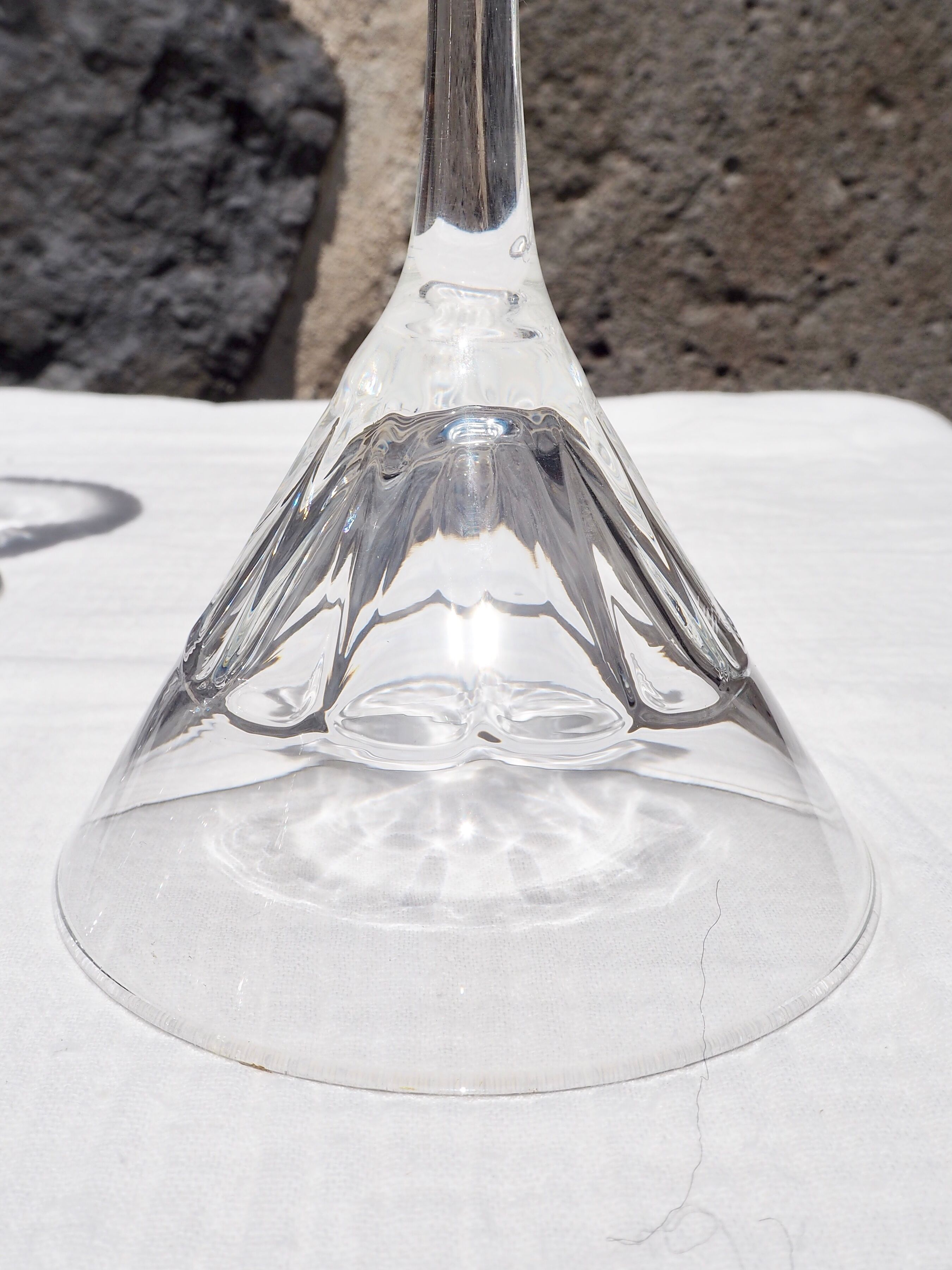 Set of 6 martini glasses