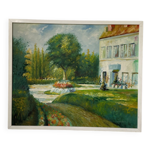 Peinture à l’huile - maison