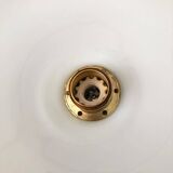 Vintage opaline pendant light