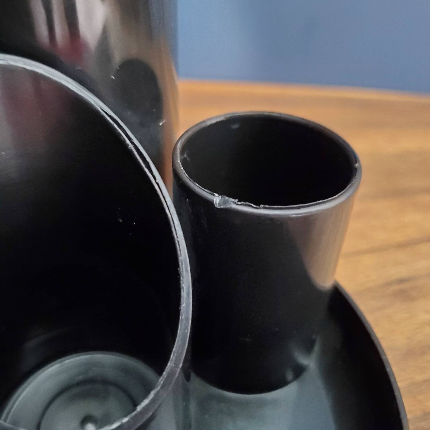 Vintage modernist desk organizer