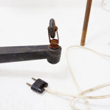 Industrial articulated floor lamp