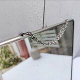 Vintage 50s simple barber mirror decoration