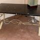 Marble & wrought iron coffee table, 1940