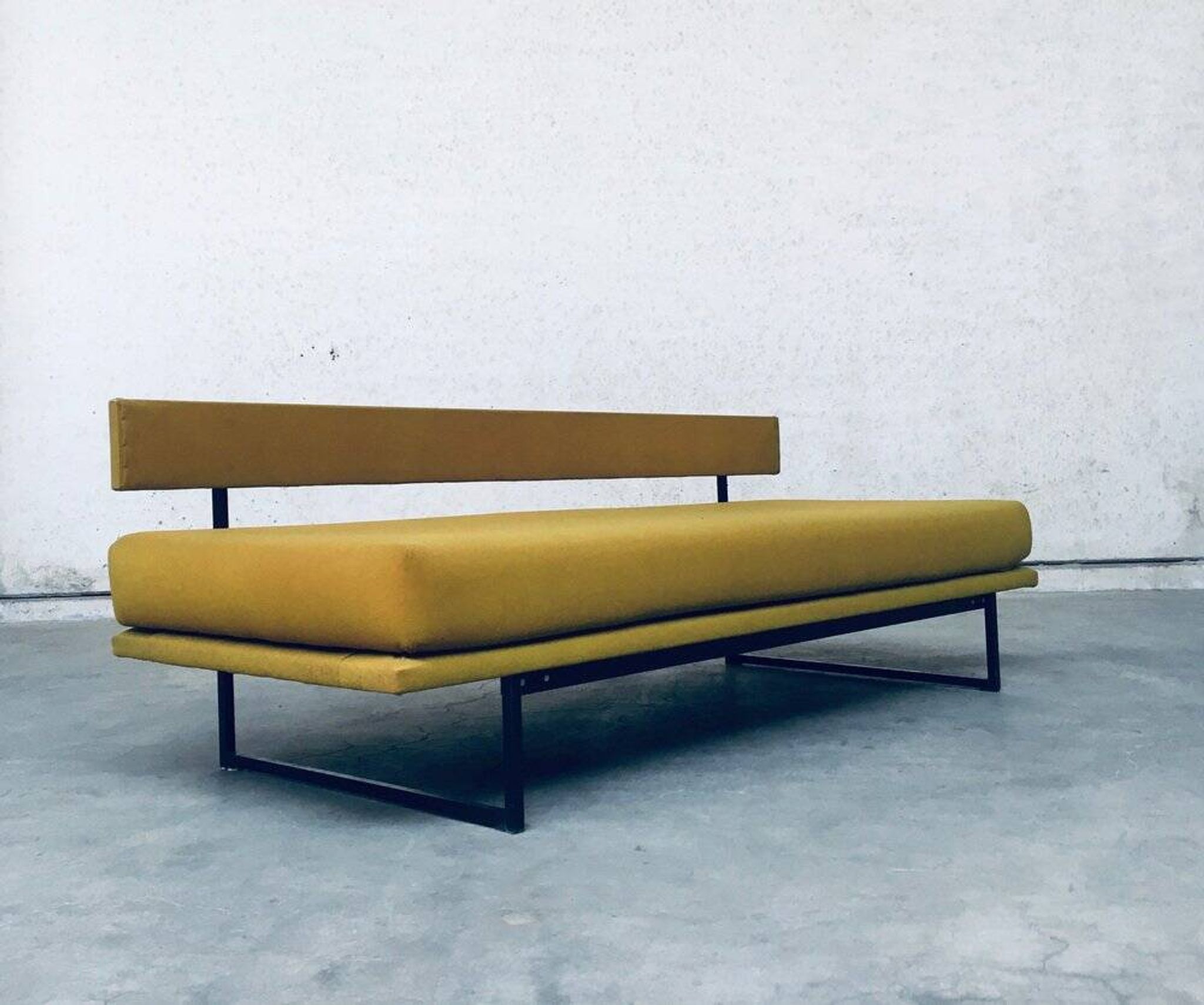 Mid-Century Dutch 3 Seat Sofa Daybed, 1960s