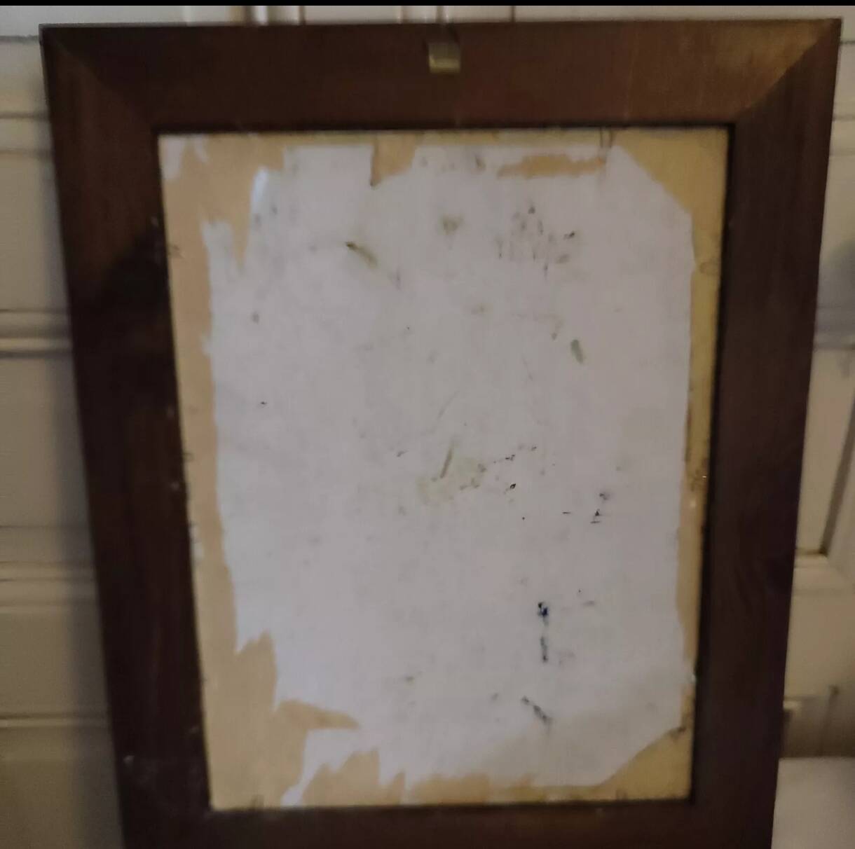 Gouache on framed cardboard "Old man with glasses", V. Lod (20th century)