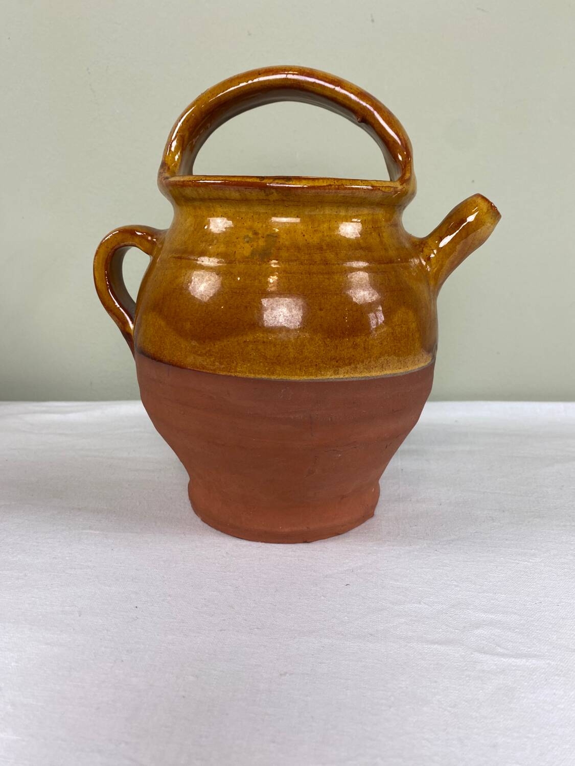 Ochre terracotta water bottle