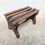 Wooden footrest
