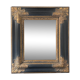 Black and gold mirror Empire style 34x39cm