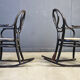 Pair of Art Nouveau rocking chairs, 1910s