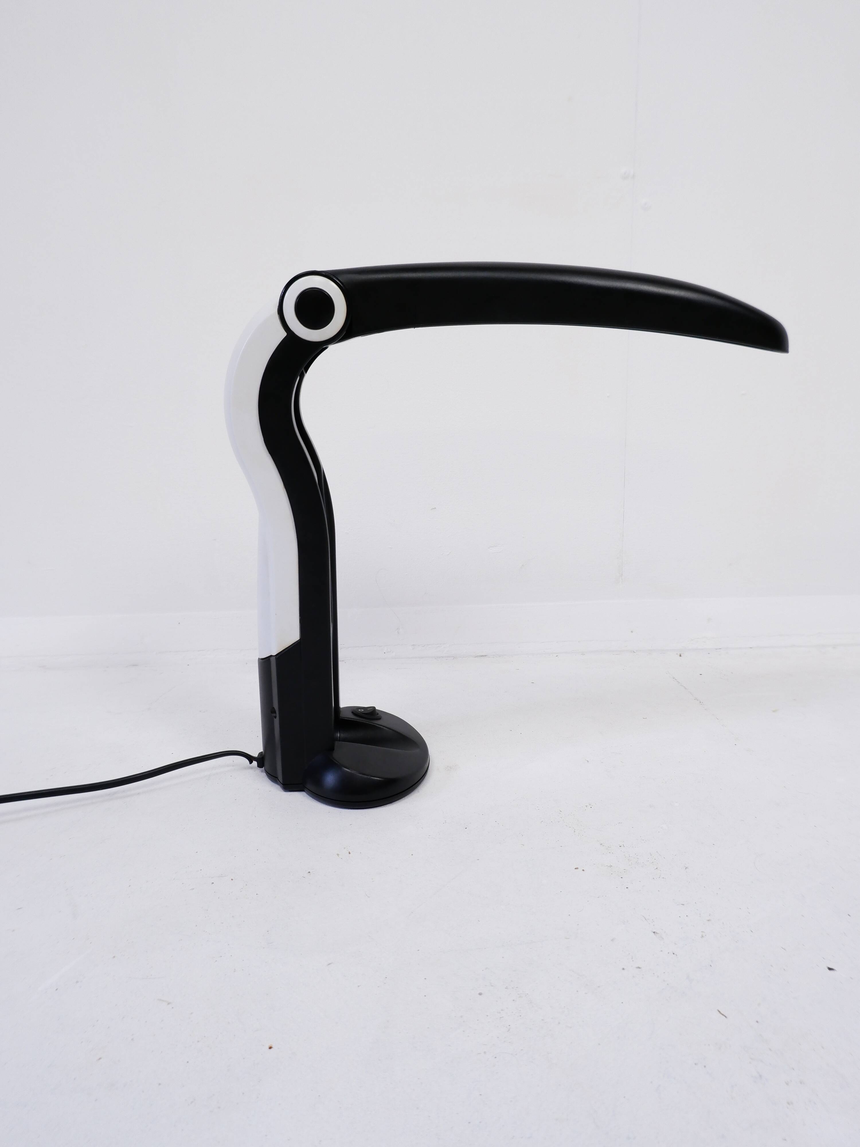 Toucan table lamp by HT Huang, 1980s