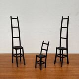 Vintage cast iron art sculptures, set of 3