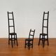 Vintage cast iron art sculptures, set of 3
