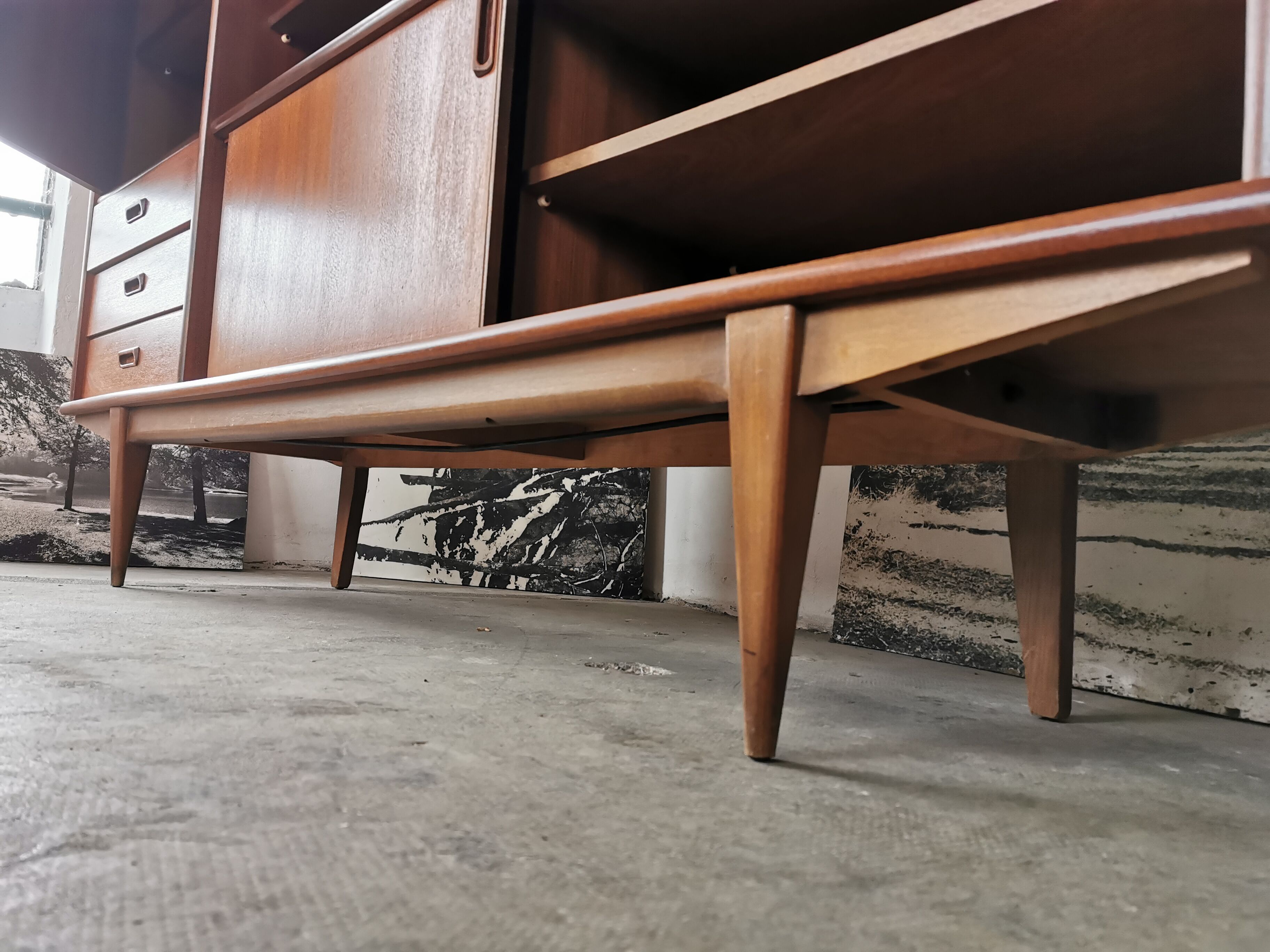 Scandinavian teak bookcase