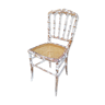 Napoleon III chair, white patina.