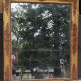 Old large gilded mirror