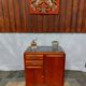 Mado buffet, marble top and asymmetrical doors.