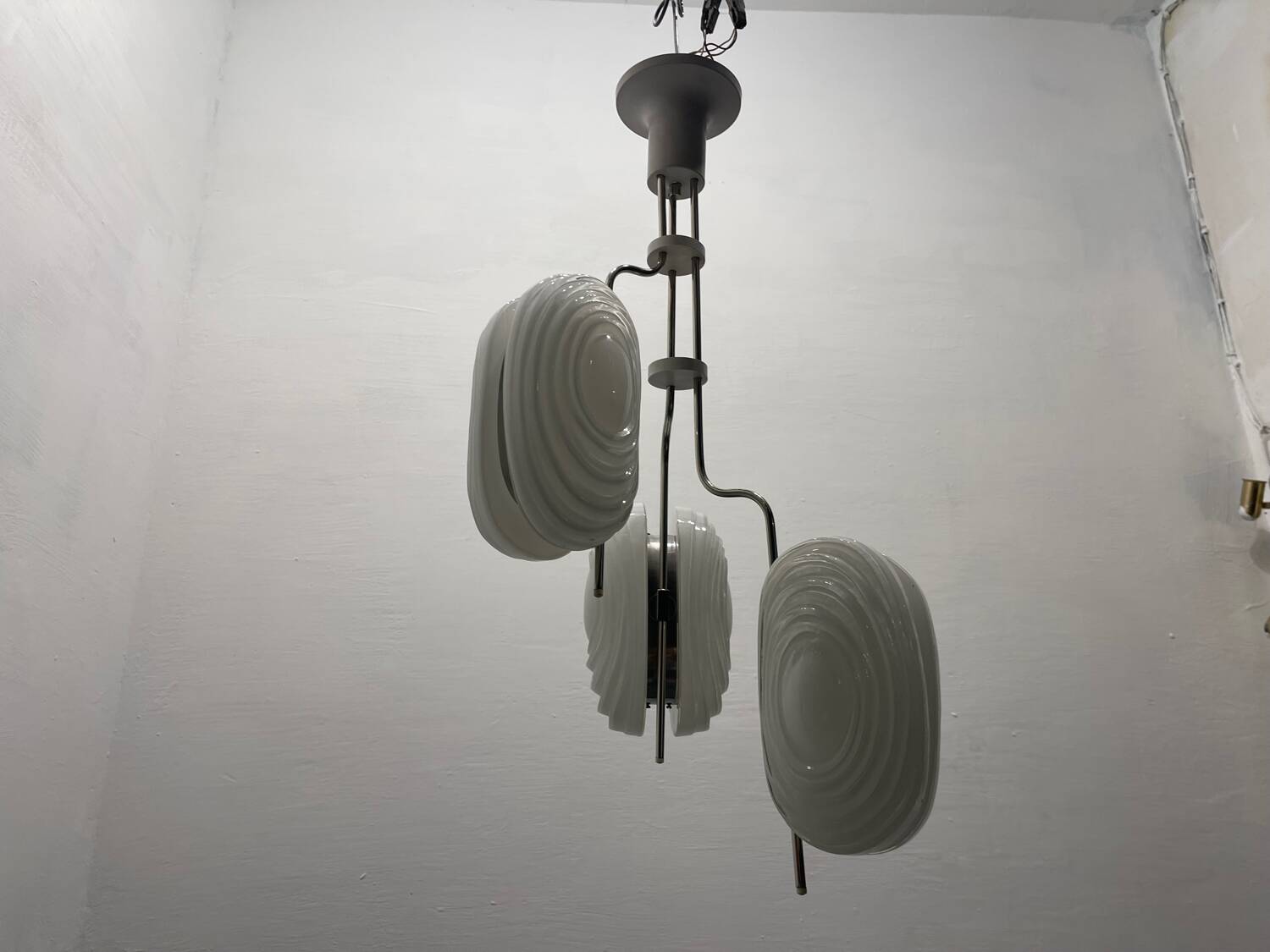 Architectural Murano Glass Chandelier