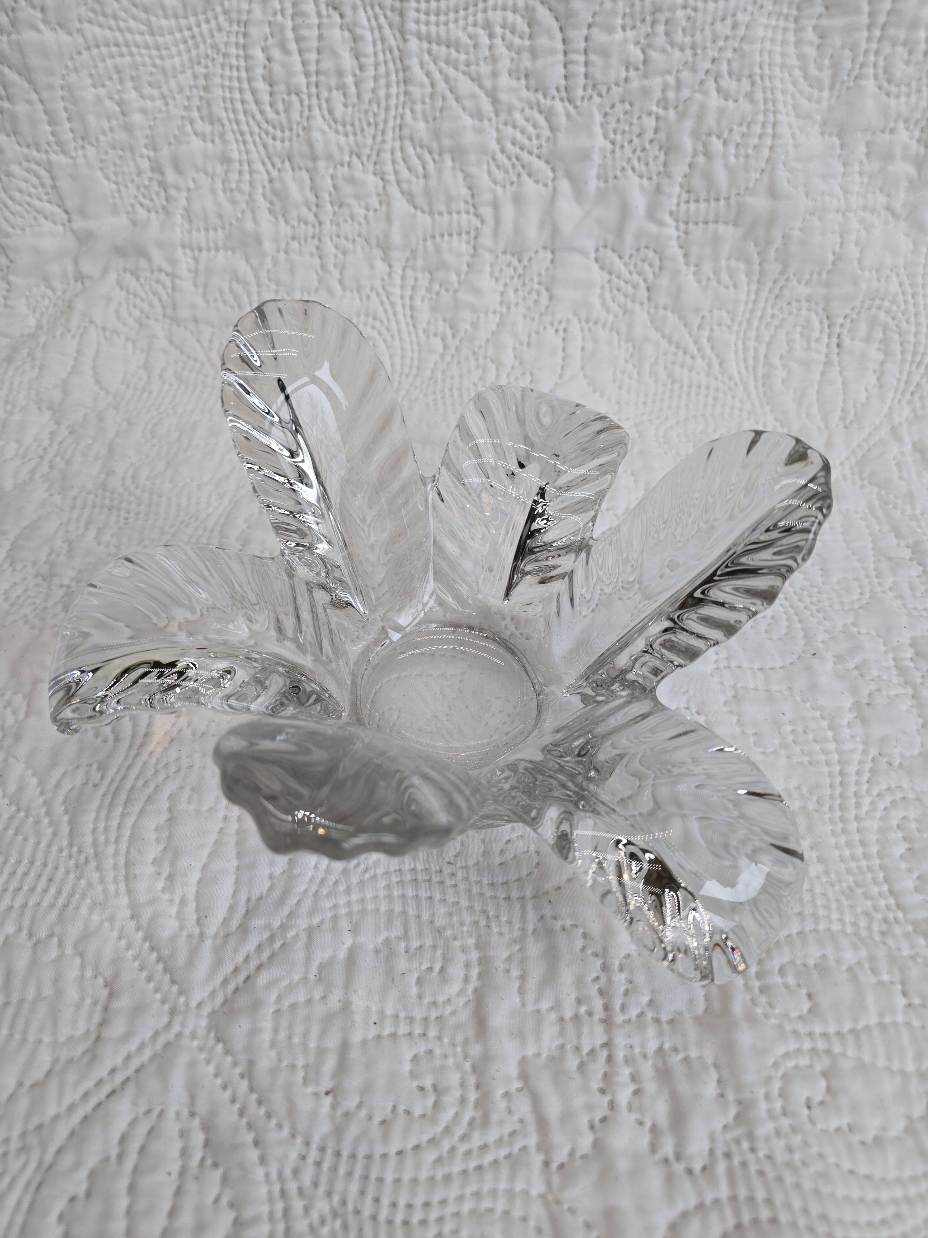Crystal "Flower" candle holder