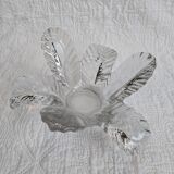 Bougeoir "Fleur" en cristal