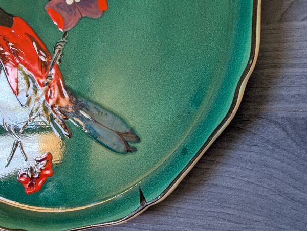 Plat à gâteau Longwy