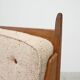 Curved sofa by Guillerme et Chambron for Votre Maison