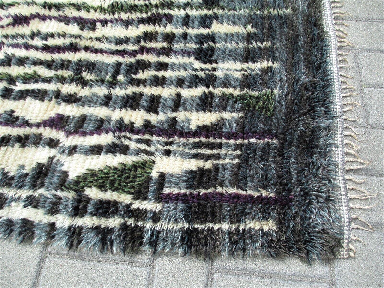 Tapis 195x140, Suède, années 1960