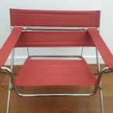 Pair of D4 folding armchairs by Marcel Breuer,  Tecta edition