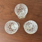Set of 3 Vintage Cristal d'Arques French Lead Crystal Wine Glasses
