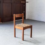 Rustic dining chairs, Italy, 1960's