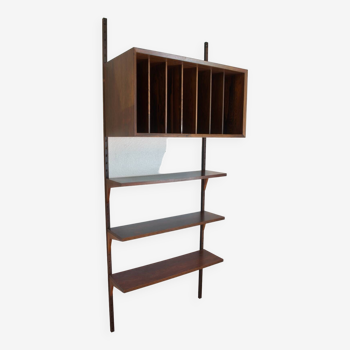 Vintage Record Cabinet & Shelves By Poul Cadovius By CADO. 1969.