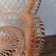 Small emmanuelle armchair for vintage doll wicker / rattan new
